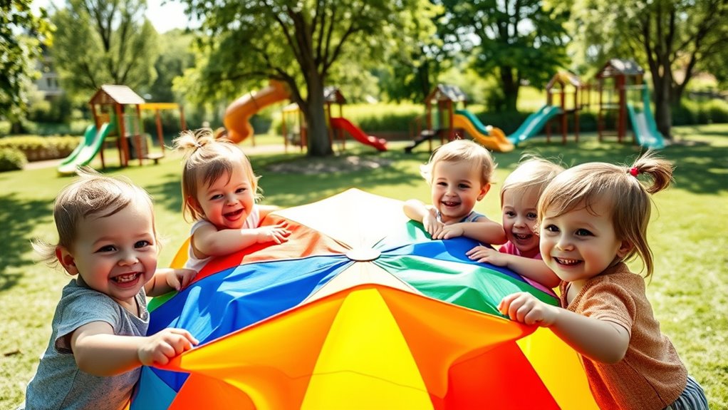parachute games for toddlers