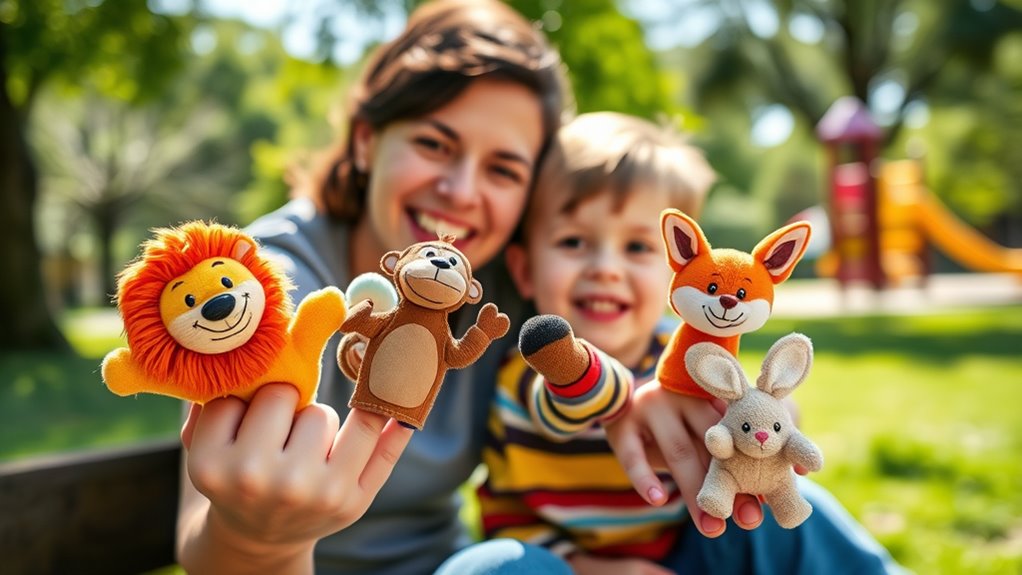 portable cuddly storytelling toys