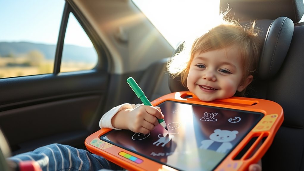 portable mess free creative tool