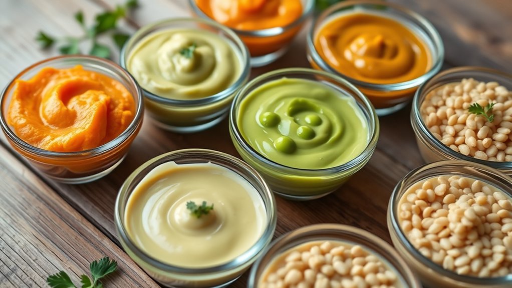 protein rich baby purees