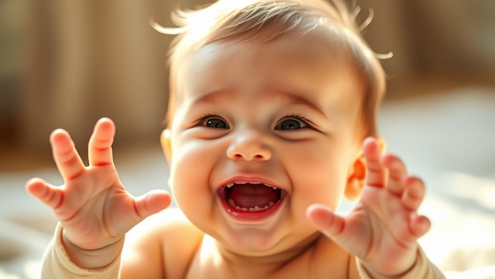 recognizing infant happiness signs