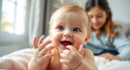 responding to baby babbling