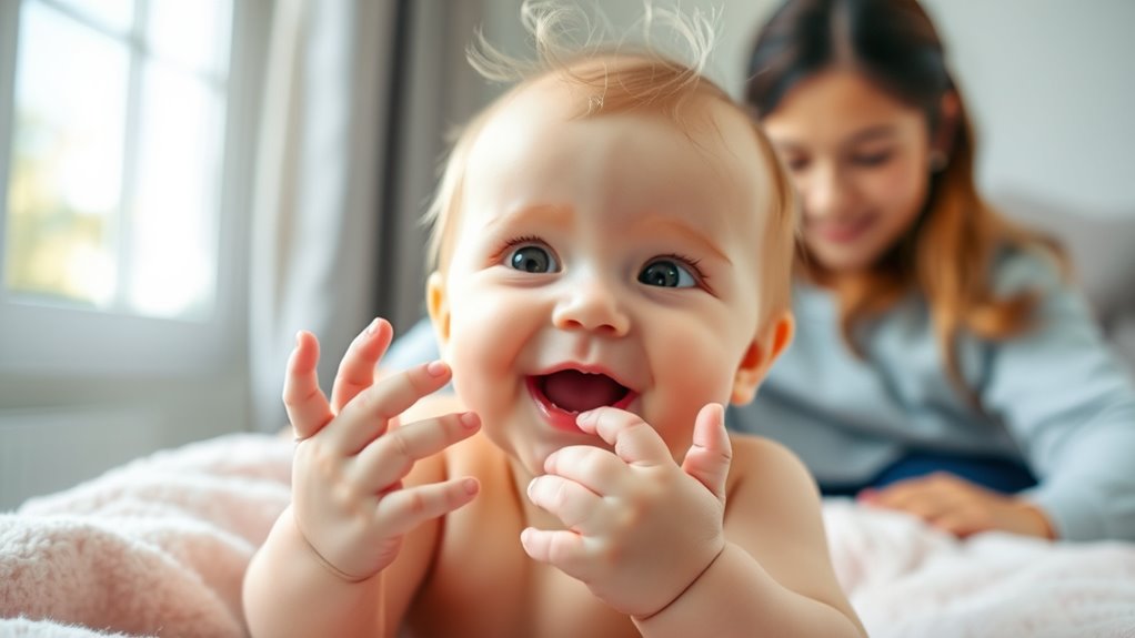 responding to baby babbling