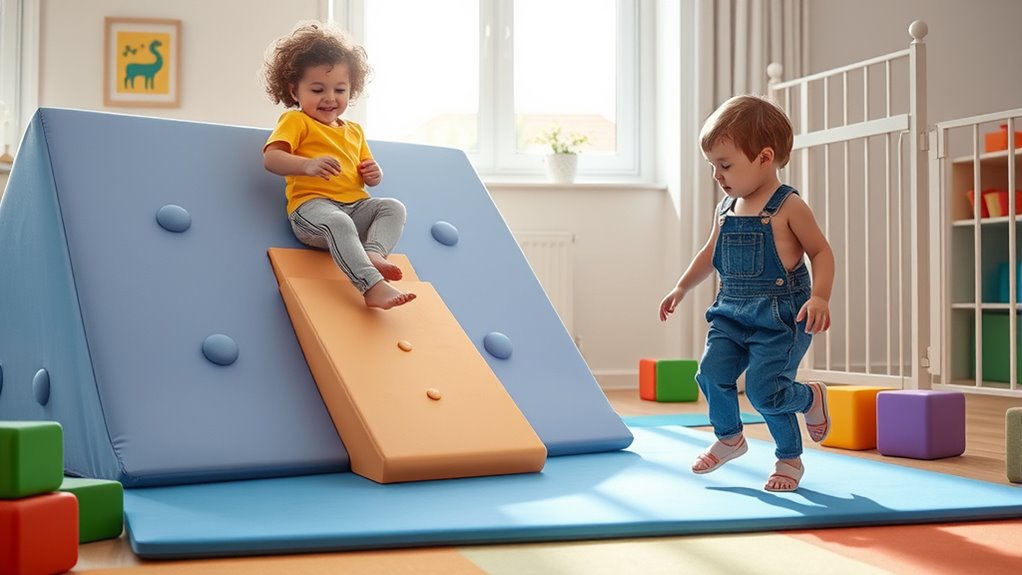 safe climbing jumping environment
