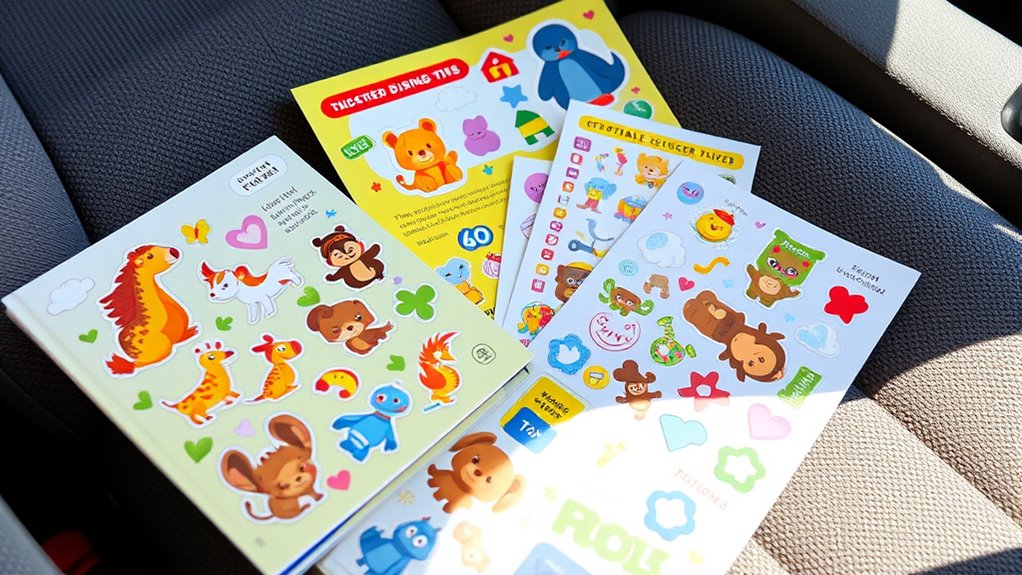 safe portable sticker sets