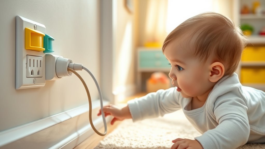 secure outlets and cords