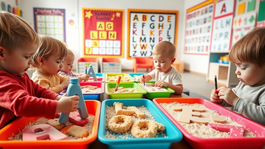 sensory letter tracing activities