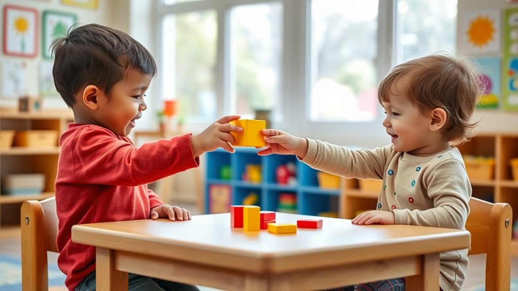 using play to teach sharing