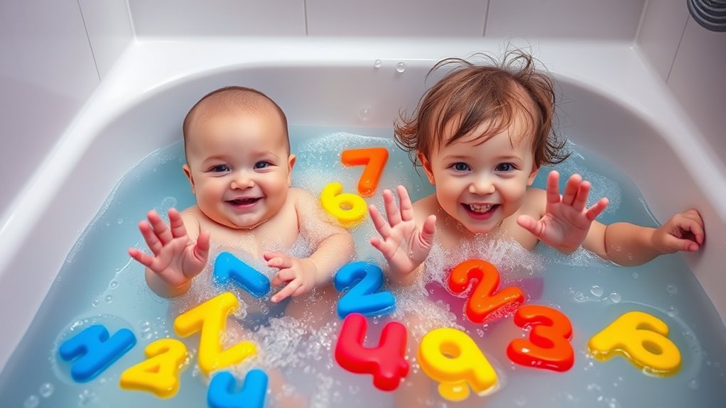water play counting safety
