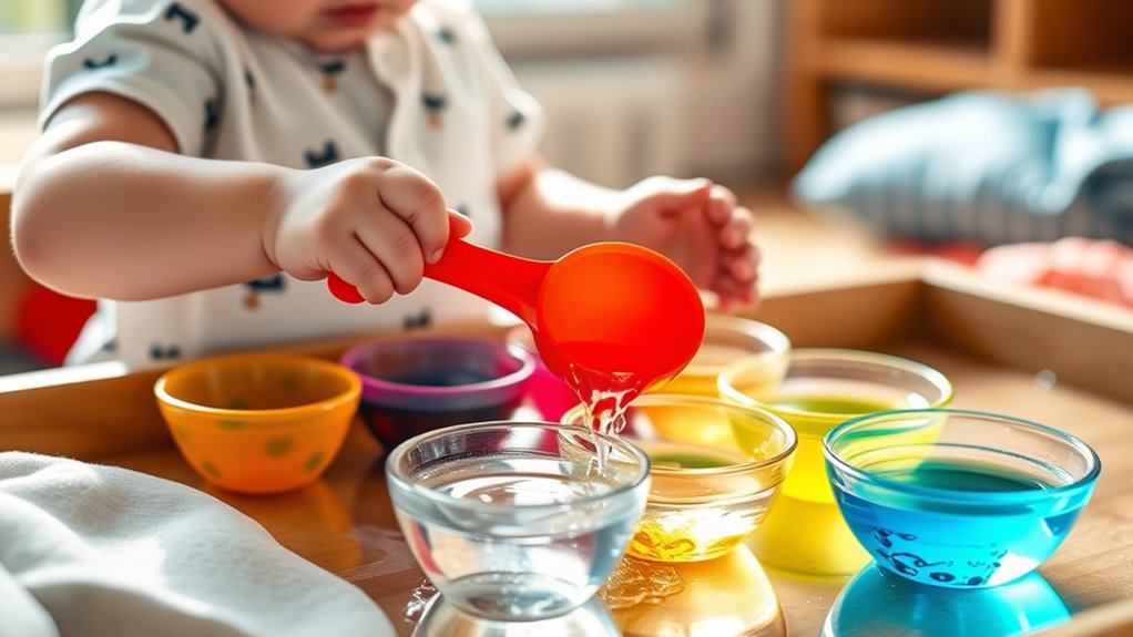 water sensory exploration activities