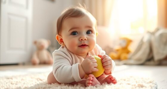 when babies sit independently