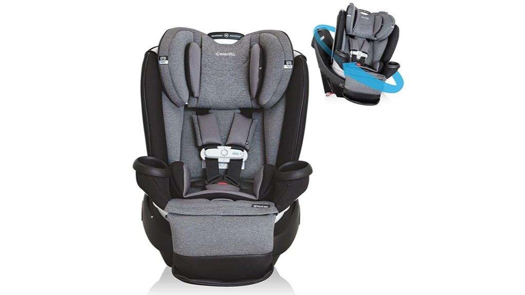 adjustable 360 degree car seat