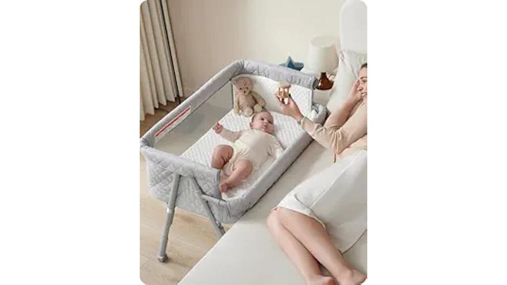 adjustable bedside bassinet