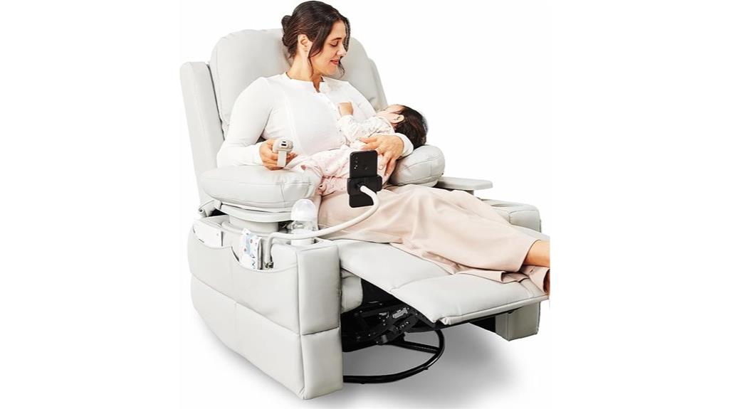 adjustable electric nursery chair