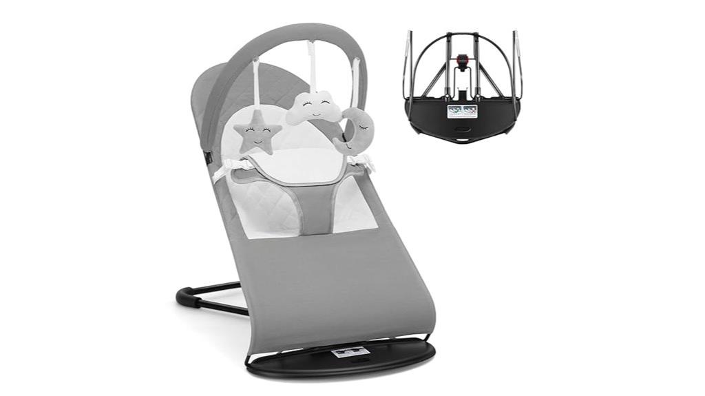 adjustable height baby bouncer