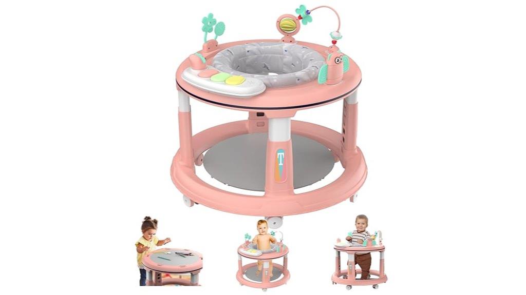 adjustable height baby walker