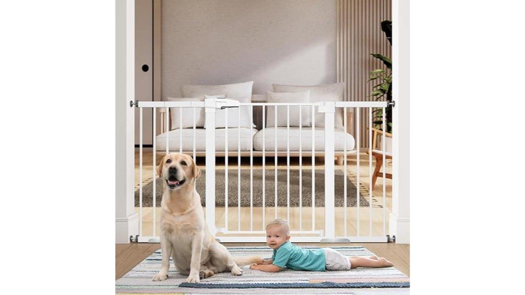 adjustable wide baby gate