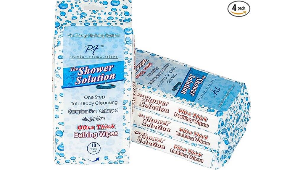 adult bathing wipes pack