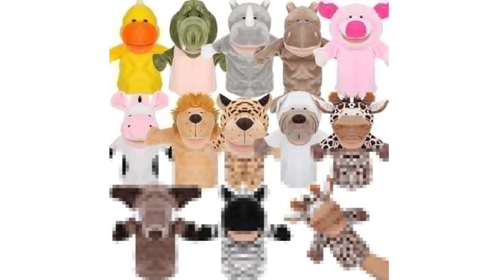 animal puppet set for kids