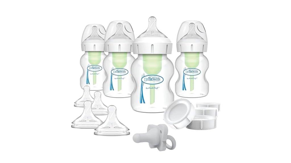 anti colic wide neck set
