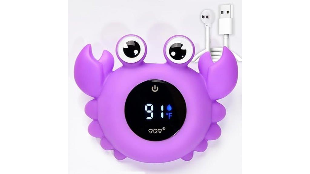 baby bath thermometer with toys