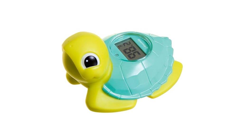 baby bath thermometer with turtle
