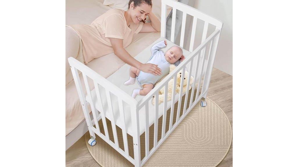 baby bedside sleeping area