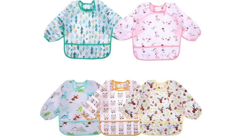 baby bibs long sleeve