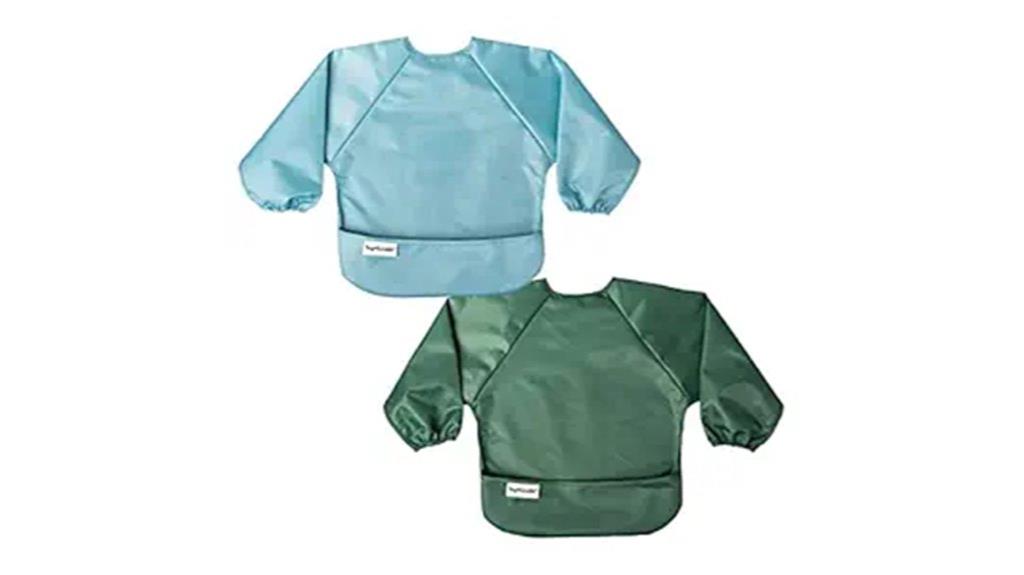 baby bibs waterproof twin pack