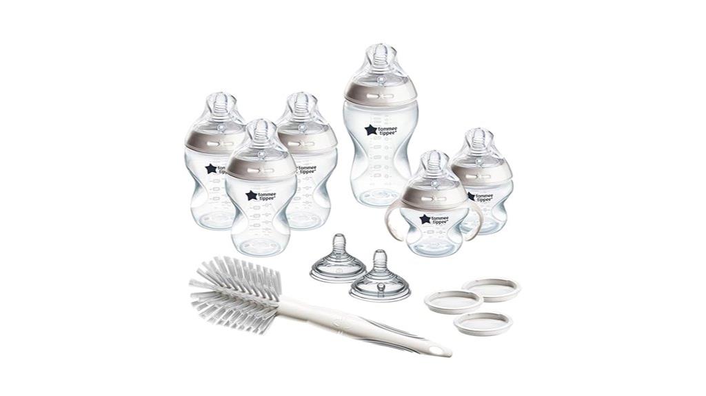 baby bottle set with nipples