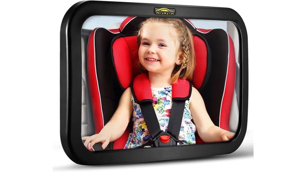 baby car mirror features