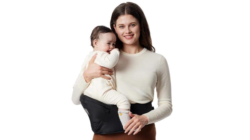 baby carrier with belly protector