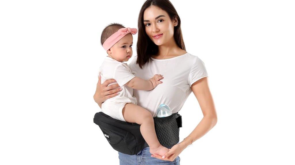 baby carrier with hip seat
