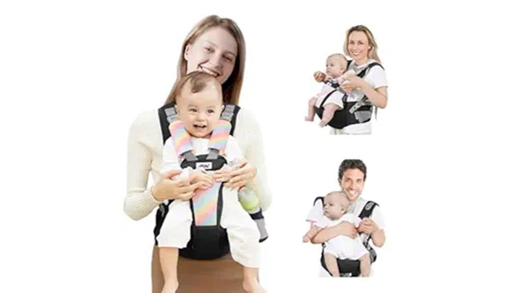 baby carrier with lumbar support