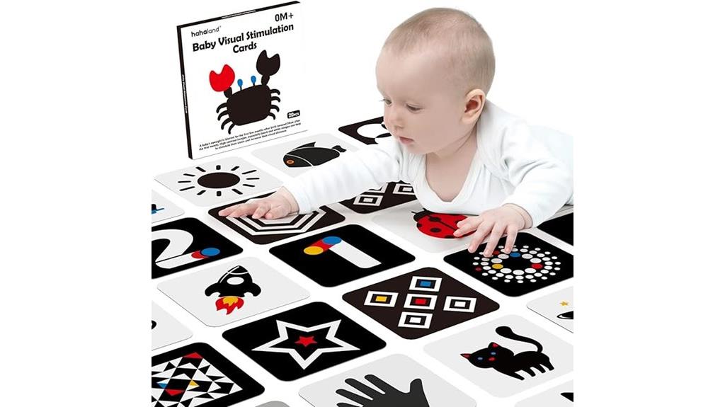 baby flashcards black white