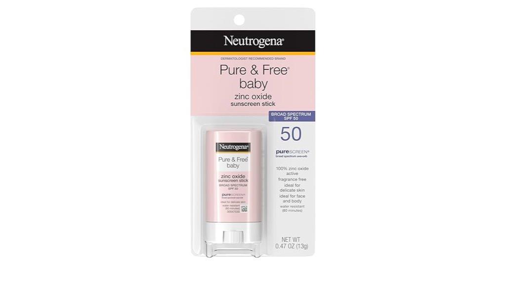 baby mineral sunscreen stick