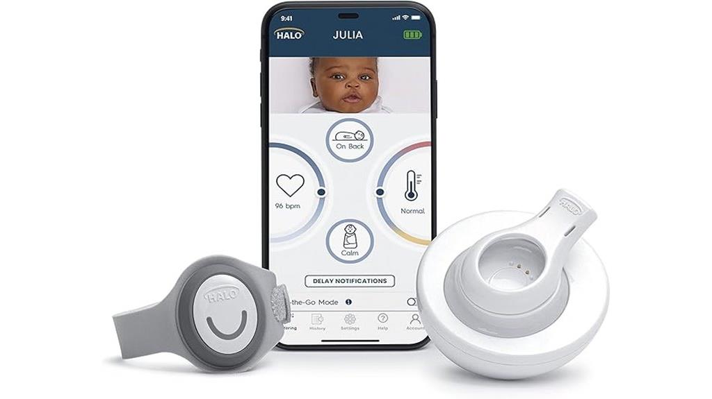 baby monitor with health sensors