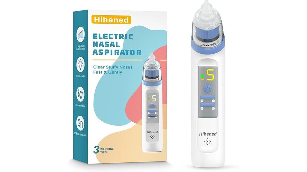 baby nasal aspirator with recharge