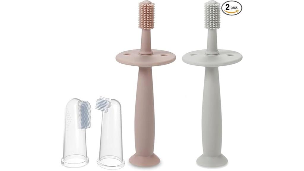baby silicone toothbrush pack