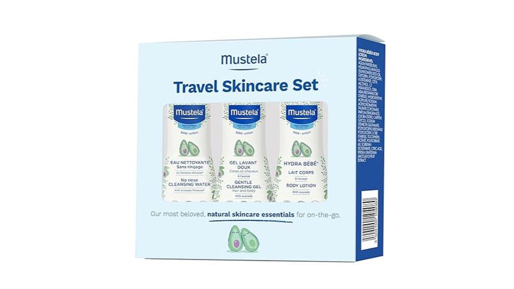 baby skincare travel set