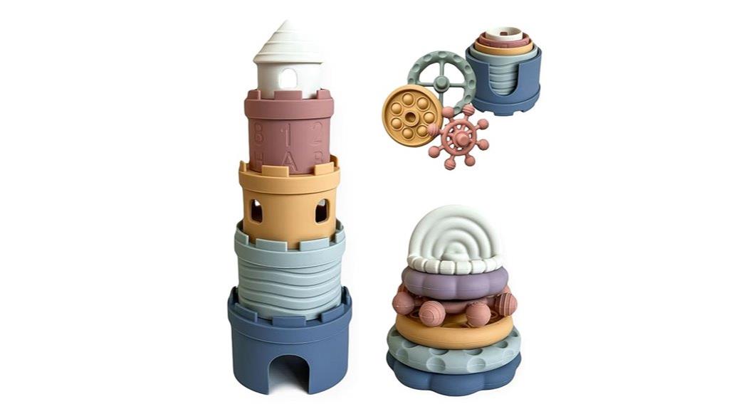 baby stacking and teething toys