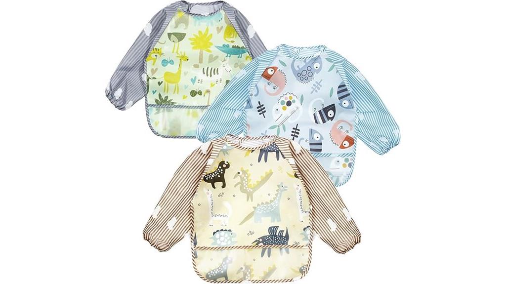 baby waterproof bibs pack