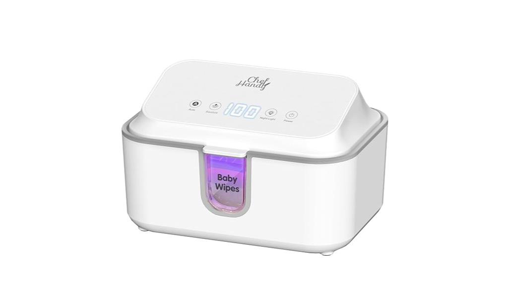 baby wipe warmer with uv sanitizer