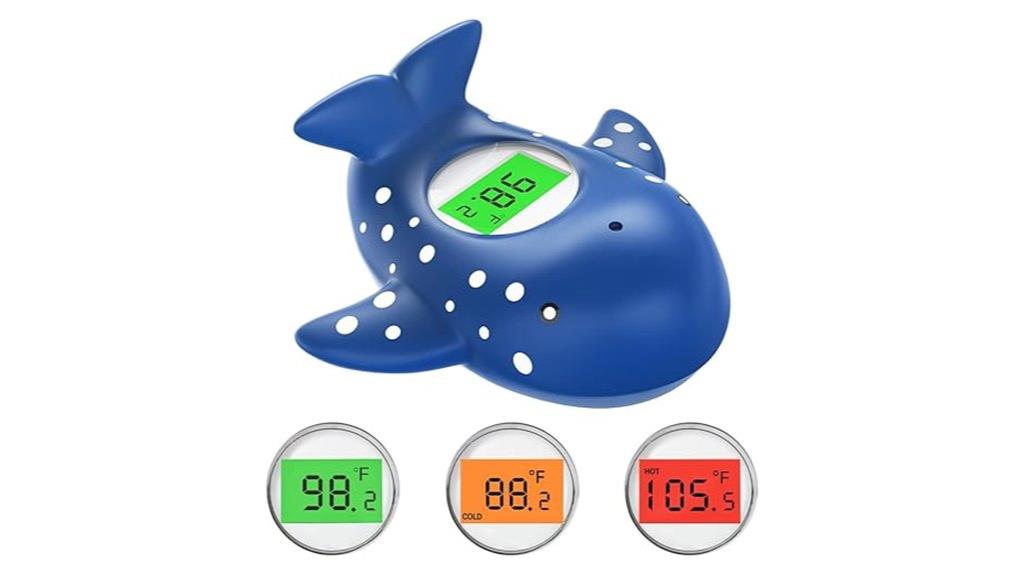 backlit baby bath thermometer