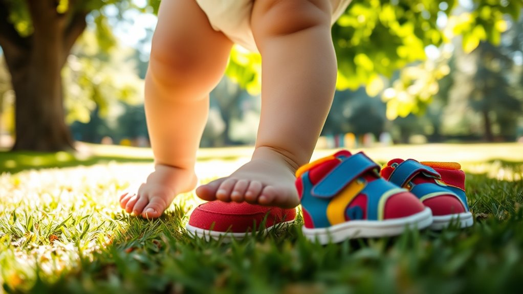 balance barefoot and supportive footwear