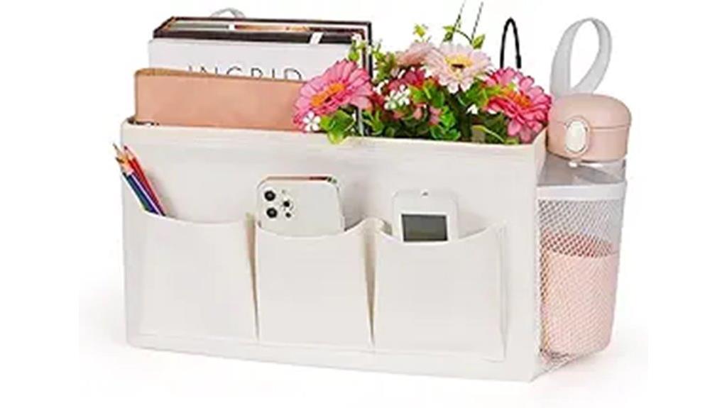 bedside storage caddy