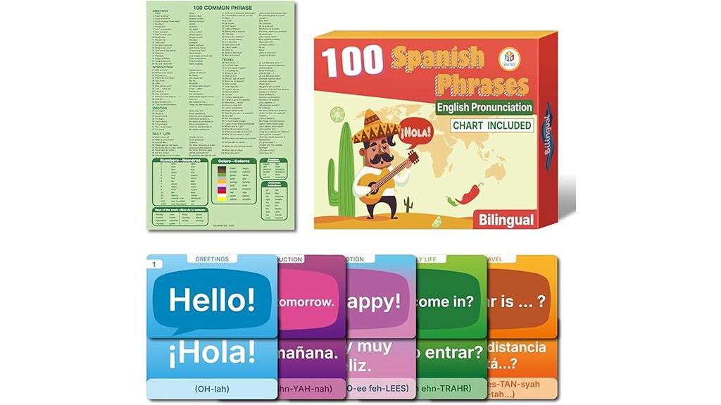 bilingual flash cards resource
