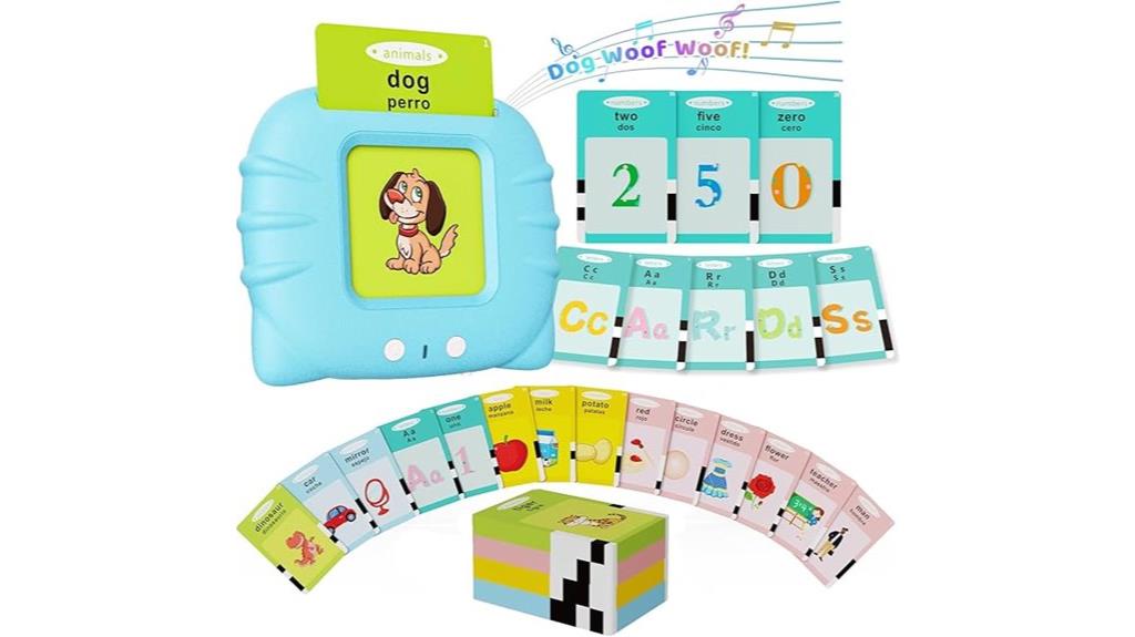 bilingual toddler number flashcards