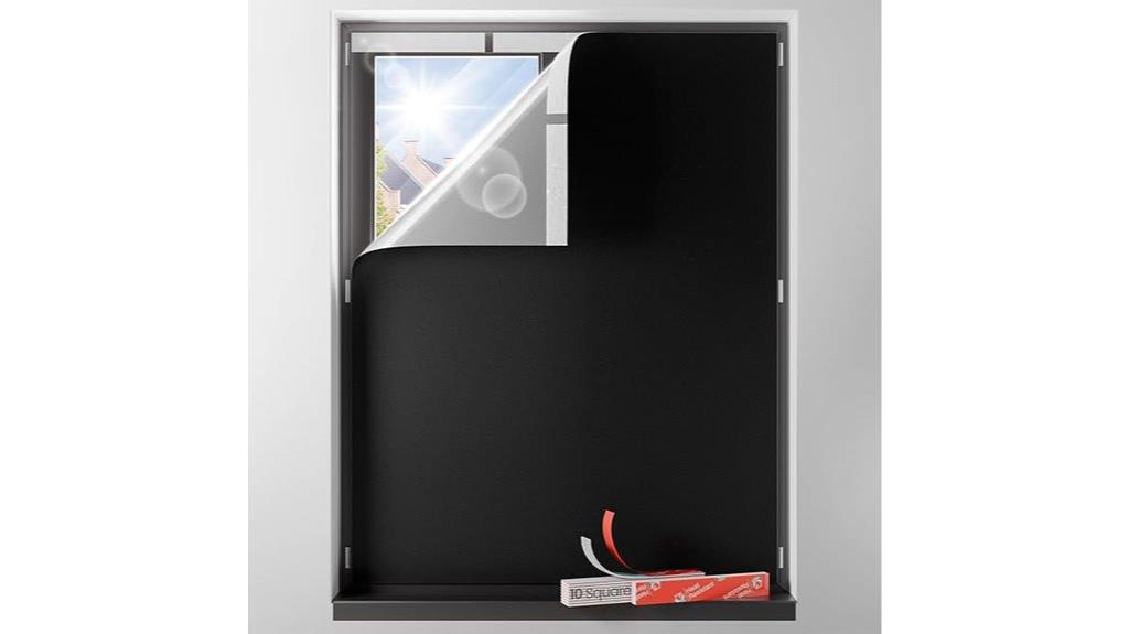 black bedroom curtain panel