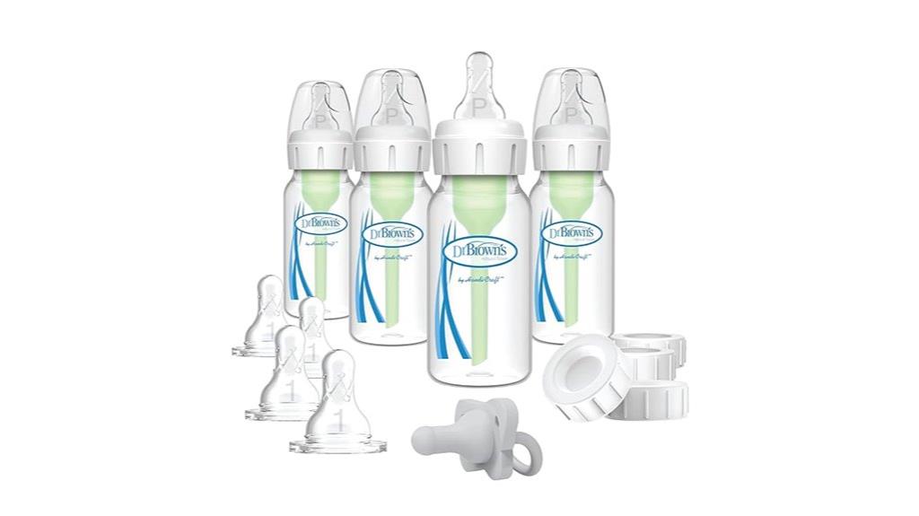 breast to bottle anti colic set